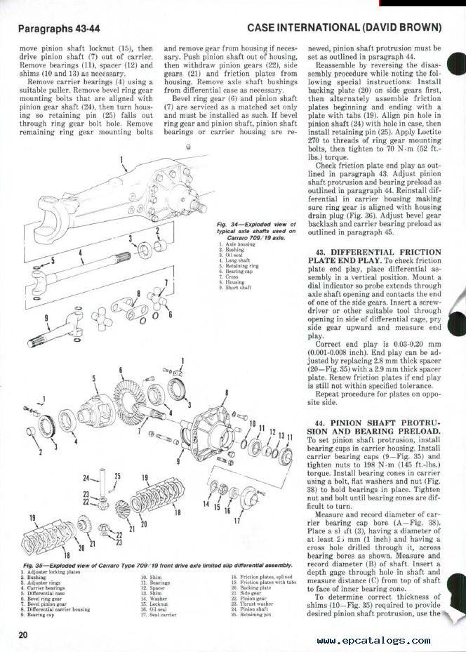 1394 case tractor operators manual